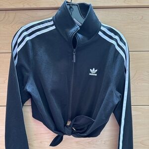 Adidas Tie Front Jacket